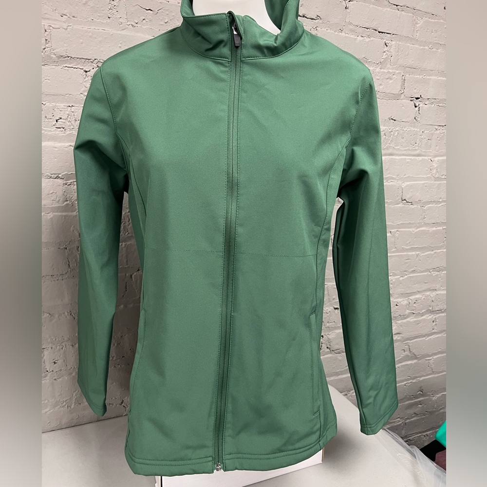 Women's Green Softshell Jacket